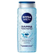Гель для душа мужской «Заряд чистоты» Nivea, 500 мл