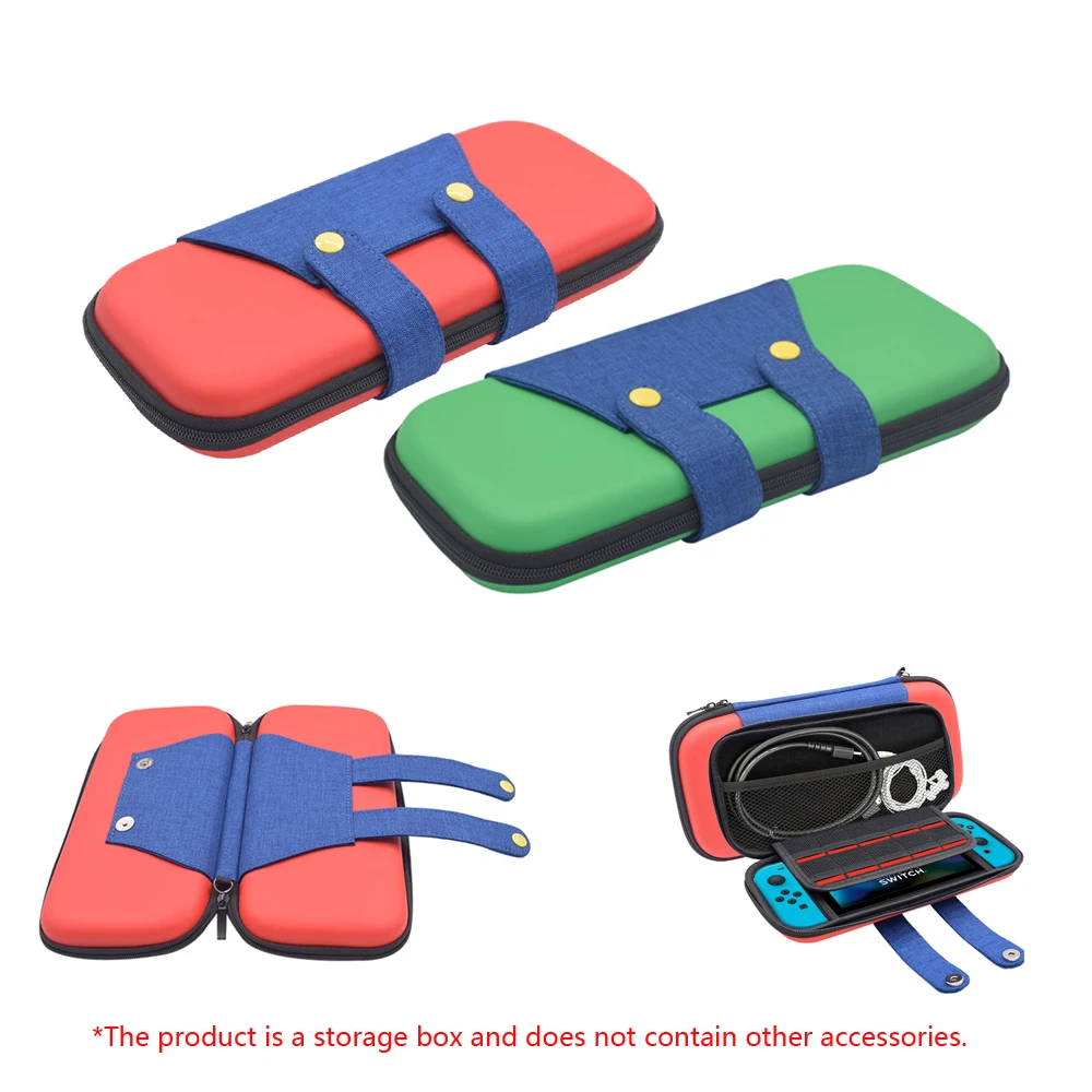 

Nintendo Switch / Switch Lite Protective Case Travel Case Carrying Case Switch Accessory Protective Box with Accessory Grid Slot