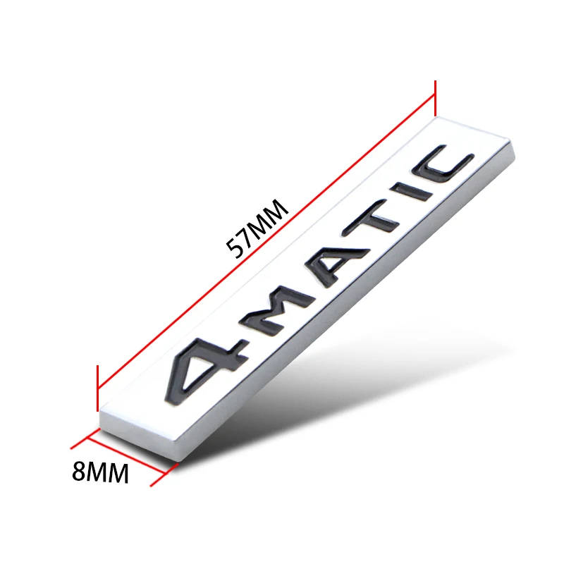 2 шт. авто-Стайлинг 4 MATIC 4matic логотип 3D алюминиевая металлическая эмблема Стикеры для AMG Mercedes W212 W211, C, E, S, автомобильный Стикеры аксессуары