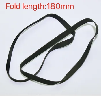 

2Pieces/Lot Fold Length:180mm Thickness:0.6mm Width:5mm Opener Vinyl Record Player Belt Recorder Drive Transmission Flat Belt