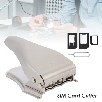 

3 in 1 Portable Zinc Alloy Nano Mini Micro SIM Card Cutter Mobile Phone Repair Manual Metal Modify Tools