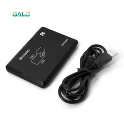 Lecteur USB RFID 125KHZ EM4100, pour carte d'identité intelligente 10 numérique, pas besoin de lecteur de logiciel, système de contrôle d'accès de porte à proximité 