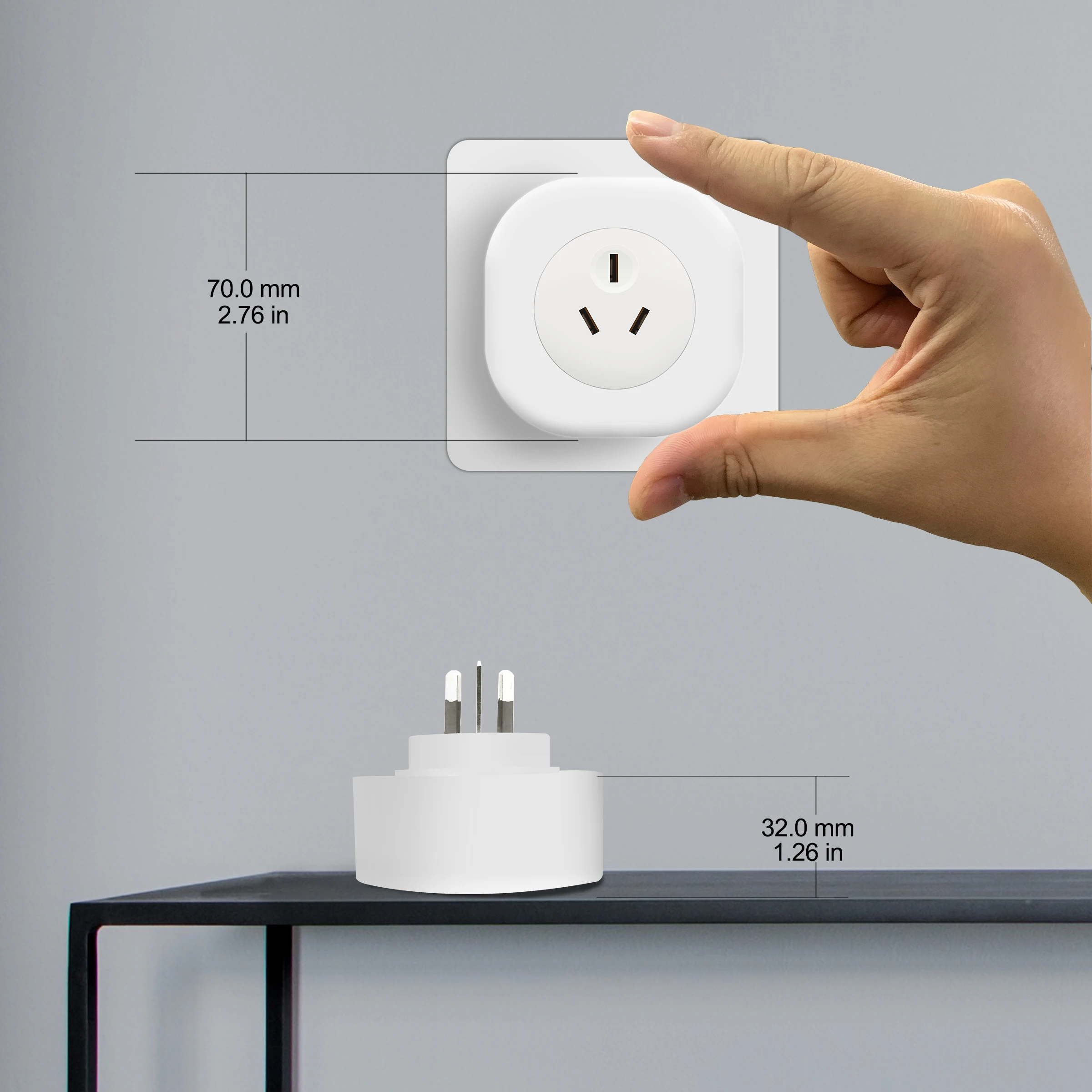 GIRIER 16A AU умная розетка Wifi умная розетка с монитором мощности синхронизация голоса беспроводной пульт дистанционного управления Smart Switch для Alexa Google Home
