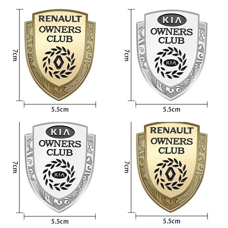 

1pcs 3D Metal Car window side bumper Emblem LOGO Sticker For VWs Volkswagens Audis BMWs Benzs Fords Accessories Automotive goods