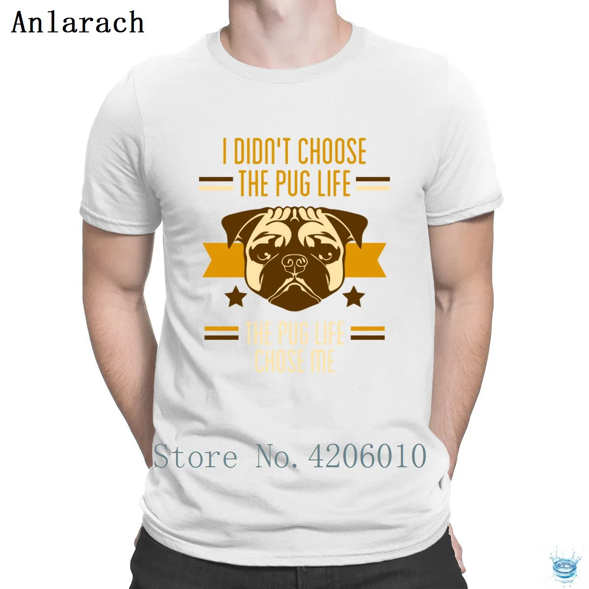 Футболка с Мопсом Life Choose Me, винтажная облегающая S-3xl футболка для мужчин, персонализированная удобная мужская футболка Sunlight