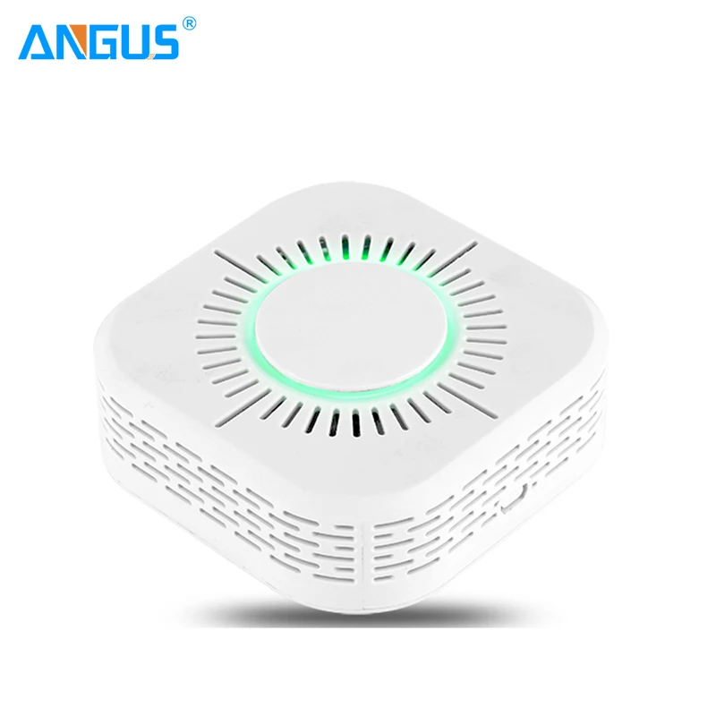 ANGUS C50W Беспроводной датчик дыма Детектор пожарной тревоги Домашний дом Звуковая