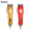 Kemei 10W Powerful Professional Hair Clippers Men All Metal Cordless Trimmer Electric Hair Cutting Kit for DIY Home Barber Salon 1