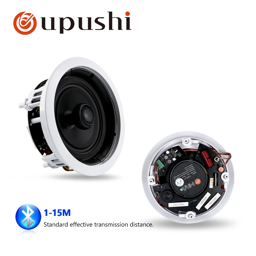 

Oupushi VX6-C Bluetooth Coaxial Ceiling Speaker Home Theater System Best Sound Quality Mobile Phone Connection For Home