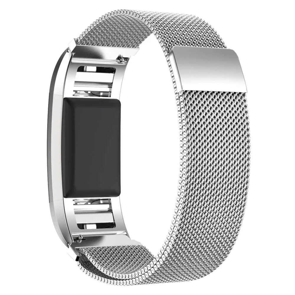Миланский ремешок для наручных часов для FitBit Charge 2 часы ремешок для часов Регулируемая Замена для Charge 2 браслет