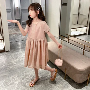 

YourSeason Summer Clothes 2020 Teen Girls Casual Dress Korean Kids Cute Princess Fashion Party Beach Dresses Autumn