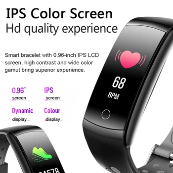 

2020 Men Women Smart Watch Blood Pressure Watches Watches Blood Pressure Body Temperature Multifunctional Waterproof Bracelet