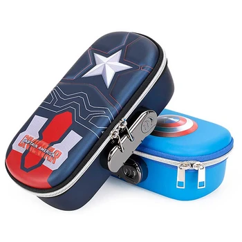 

Disney Pupil Pencil Case Automobile Mcqueen Boy Stationery Case Will Capacity Password Lock Children Stationery Pencil Case