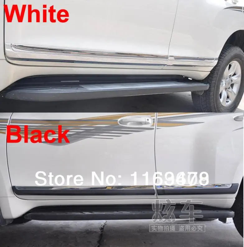 Для Toyota Prado FJ150 2010-2013 украшение автомобиля Боковая дверь линия отделка кузова литье под давлением отделка
