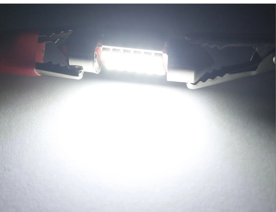 10 шт. светодиодный светильник Voiture 36 мм 39 41 купол lumiere 12SMD 4014 CANBUS De interieur c5w Ampoules Feux