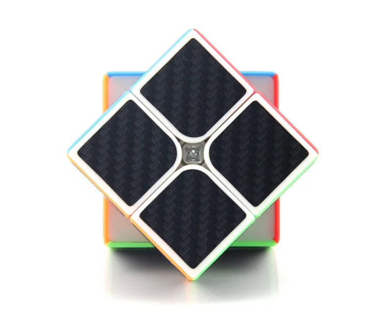 Стразы «Кубик Рубика» класс углеродного волокна второго заказа Magic Cube 2-заказ гладкой Стразы «Кубик Рубика» Развивающие Забавная детская Давление редукт