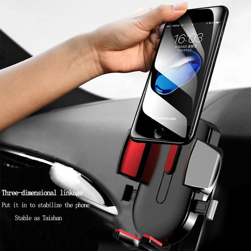 Универсальный автомобильный держатель на вентиляционное отверстие с поворотом