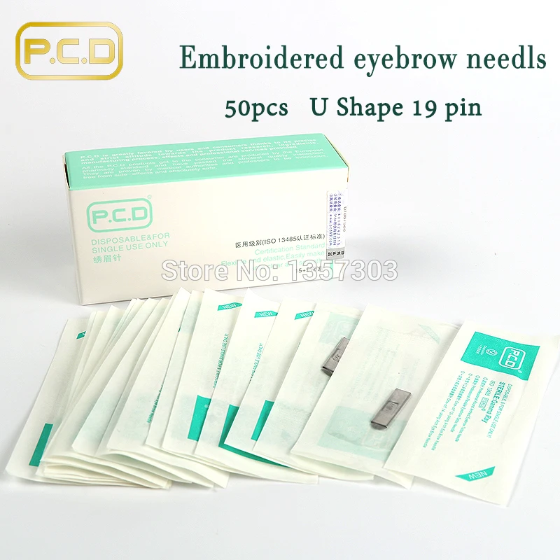 50 шт. иглы для татуировки 19 U|microblading needles blades|needle bladeblade microblading |