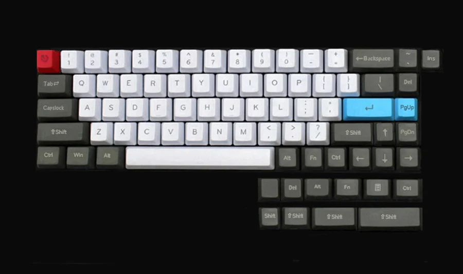 XDA OEM Keycap PBT Сублимация для Tada68 XD60 XD64 GH60 GH64 GK61 GK64 FC660 механическая клавиатура темно