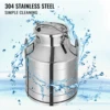 Vevor 10L 20L 50L Milk Jug Pail Can SStainless Steel Cow Milk Bucket for Oil Wine Water Soup and Oatmeal Storage Transportation 3