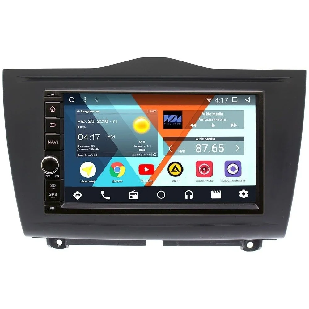 Штатная магнитола Wide Media WM-VS7A706NB-2/16-RP-LDGRFL-75 для