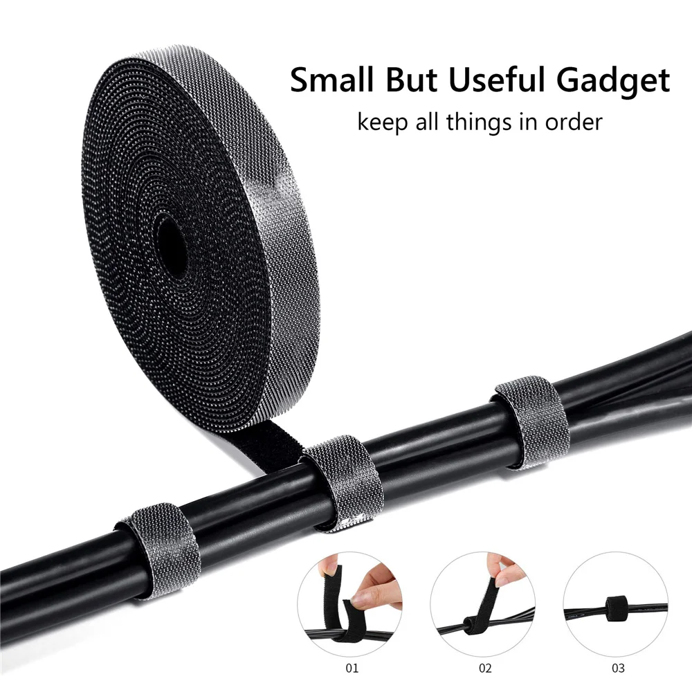 Желтый Нейлон Кабельные стяжки Держатель для usb кабеля протектор шнур