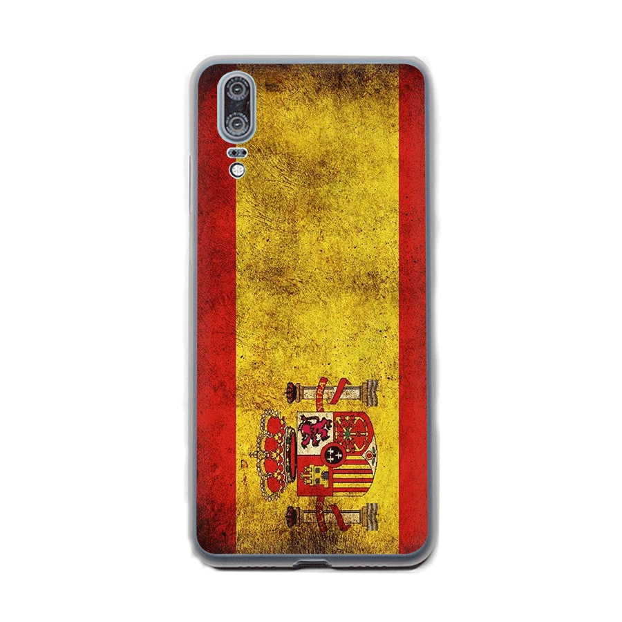 Desxz Spanish flag Phone Case for Huawei P8 P9 P10 P20 P30 Pro Lite P Smart Cover