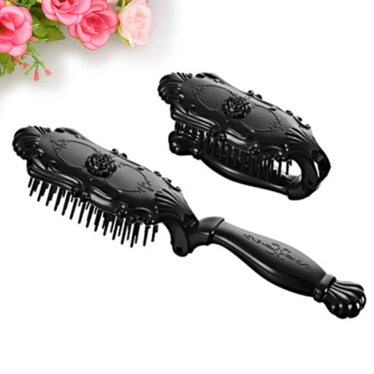 

C28 South Korea New Style Anna Series Creative Convenient Storage Rose Portable Folding Qiao Magic Comb Wholesale