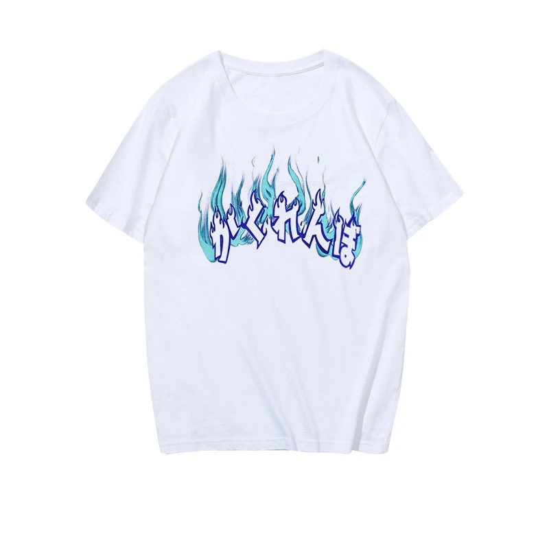 Harajuku Butterfly Cartoon Print T Shirt Women Punk Loose Top Vintage Short Sleeve Plus Size Shirts Dropshipping Female T-Shirts