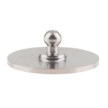 Прочная лодка морской холст защелкивается Кнопка крышка Пряжка 3/8 дюйма Диаметр, серебро