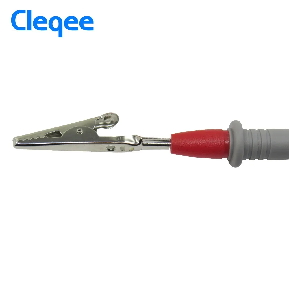 Универсальный зонд Cleqee P1502B, мультиметр, Тестовые провода, мульти тест er, Наконечник иглы, свинцовый, подходит с зажимами типа «крокодил», кабель ручки