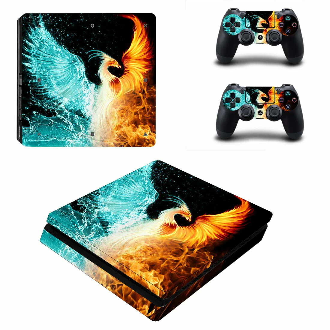 Phoenix Ps4 Slim Skin Cover Sticker Decal Vinyl Per Playstation 4 Ps4 Slim Skin Console E 2 Controller