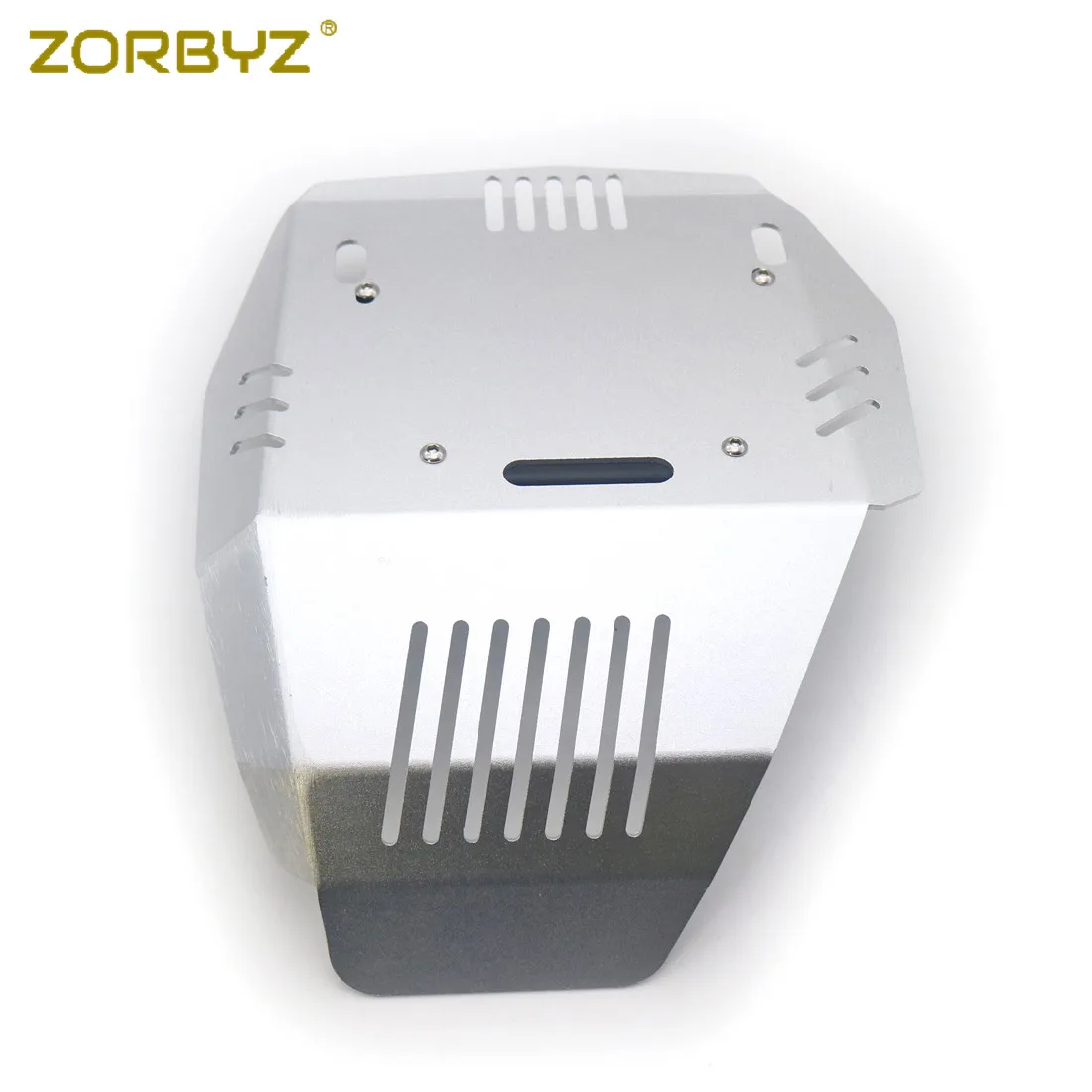 ZORBYZ черная/серебристая алюминиевая защитная крышка двигателя Bash Guard Sump Plate для Benelli TRK502 TRK502X - Цвет: Silver