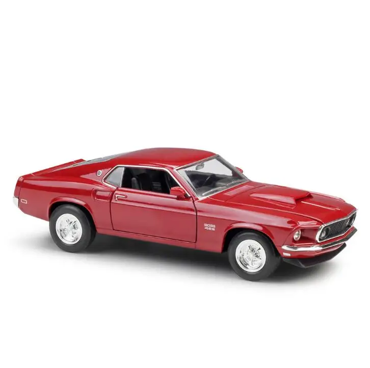 

4 Colors 1/24 Scale luxury run Car Metal Alloy Classic Diecast Model 2015 Ford Mustang GT Toy Collection for Kids Doll Toy