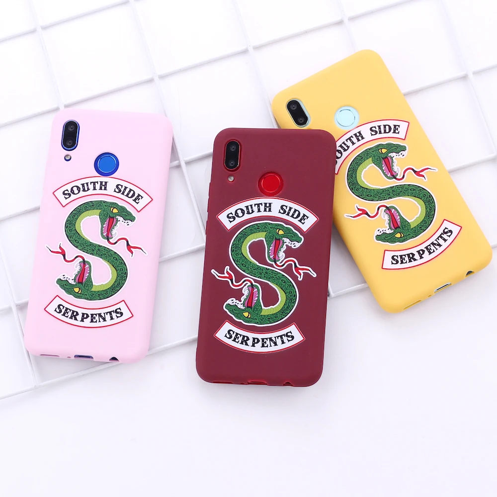 Силиконовый чехол для телефона Huawei Honor Mate 10 20 Nova P20 P30 P40 P Smart TV Riverdale Jughead Jones Southside Candy
