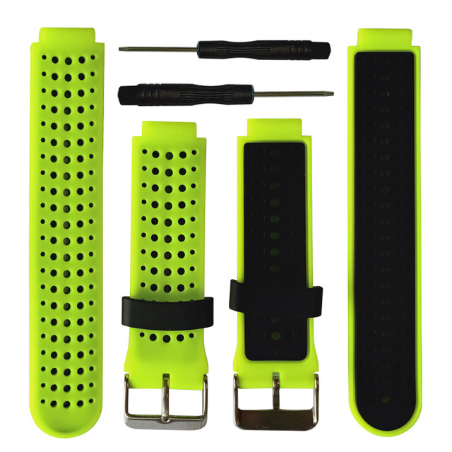 Bands For Garmin Forerunner 220 Watch Band Silicone Bracelet For Forerunner 230/620/630/735XT/235 Lite Replacement Strap