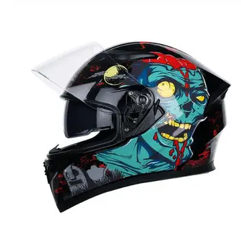 

Motorcycle Helmet Men Full Face Helmet Moto Riding ABS Material Adventure Moto Motocross Helmet Motorbike Riding Helmet