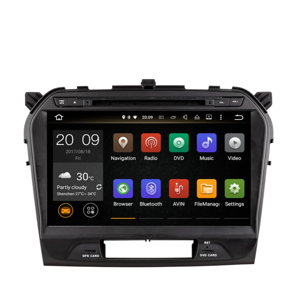 Автомагнитола с GPS-навигацией Android 10 0 для Suzuki Grand Vitara 2015-2021 мультимедийный DVD-плеер