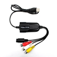 USB 2,0 Easycap Аудио Видео Захват dvr карта адаптер конвертер VHS в DVD для Windows 10/8/7/XP