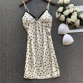 

Sexy Womens Silky Sleep Strap Top Sleepwear Nightdress Home Wear Nightgown Robe Bath Gown Sleepshirts