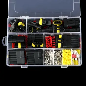 

1-6 Pin Terminal Connector Fuse Waterproof Electrical Wire Kit Dustproof