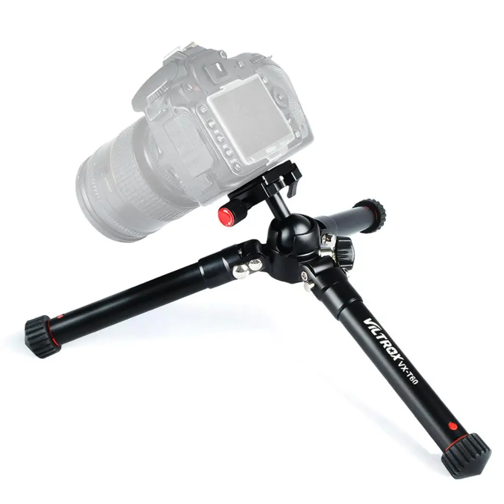 Viltrox VX-60 мини настольный штатив для камеры портативный складной настольный алюминиевый компактный штатив с шаровой головкой для DSLR спортивной камеры