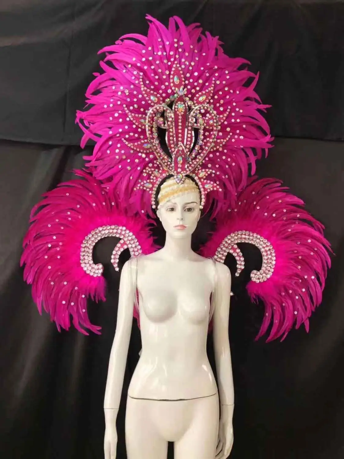Lo speedtacolo di danza copricamo di piume di accessori di abbigliamento La FESTA La Maschera IL Festival