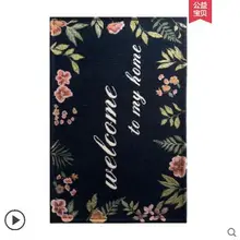 Ультра мягкий толстый Впитывающий Коврик из пены памяти коралловый бархатный кухонный Коврик Противоскользящий коврик для ванной комнаты коврик на кухню домашний коврик у входной двери