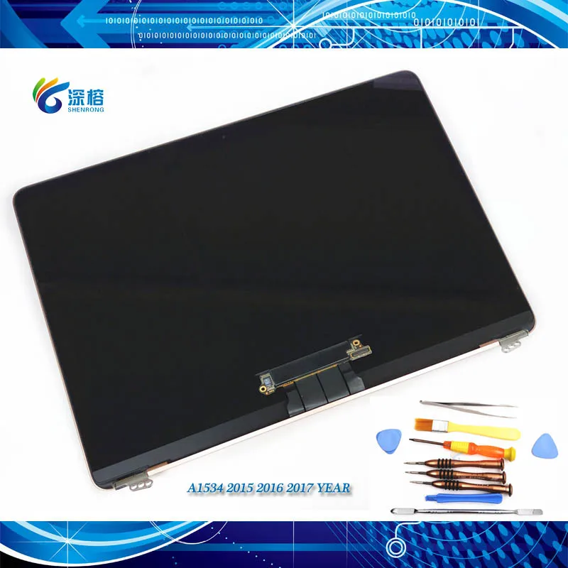 A1534 ЖК-экран в сборе для Macbook 12 дюймов A1534 ЖК-экран дисплей год MF855 MF865 EMC 2746 EMC 2991