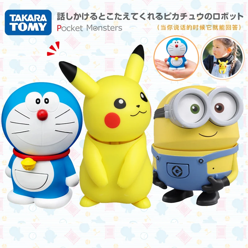 Takara Tomy Domeka Pokemon Anime Pikachu Doraemon Doll Ibrahimovic Doraemon Doll Figure Toy Voice Control Pet Kid Gift Action Figures Aliexpress