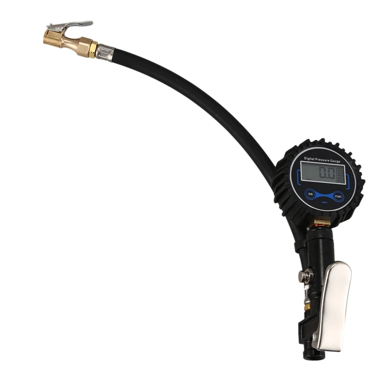 

Digital Tire Pressure Gauge - Portable Air Pressure Gauge - Pressure Tool for Truck, Auto, Bike Inner Tube