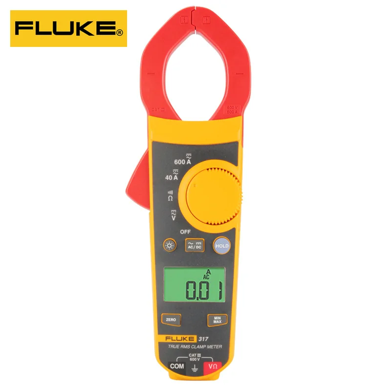

Fluke America Fluke F317 with Numbers AC/DC Clamp Meter 600A Fluke 317 Clamp Meter