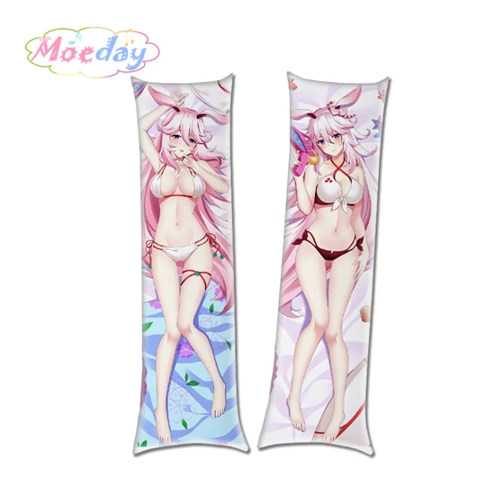 16 Honkai Impact 3 Liliya Olenyeva девушка персонажи Seele Vollerei Yae Sakura длинная подушка для объятий чехол - Цвет: 16