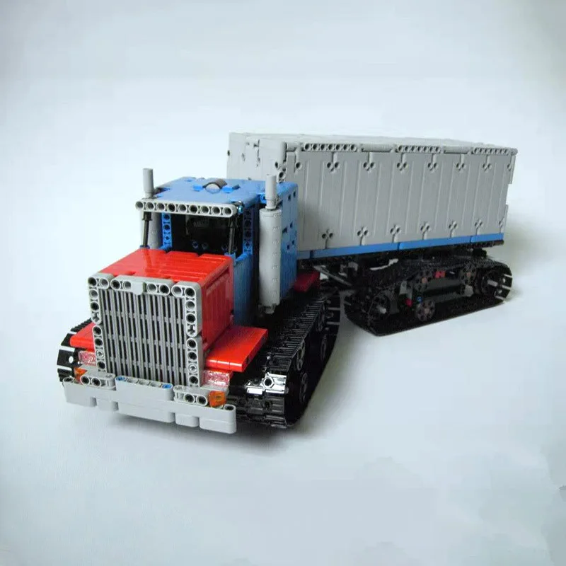 

NEW MOC 20446 Power Function Crawler Tractor Truck Container Truck Can be Separated Building Blocks Models DIY Designers Toys