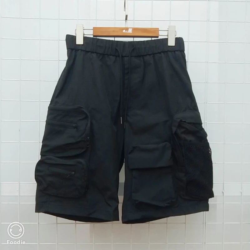 Спортивные шорты Rhude со шнурком и карманами повседневные свободные брендовые с